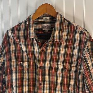 J. Crew Mid weight cotton Plaid Button-Down Shirt
